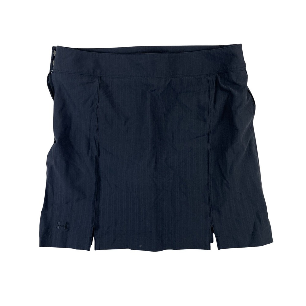Under Armour Performance Skirt Womens 10‎ Black Pleated Tennis Golf Athletic